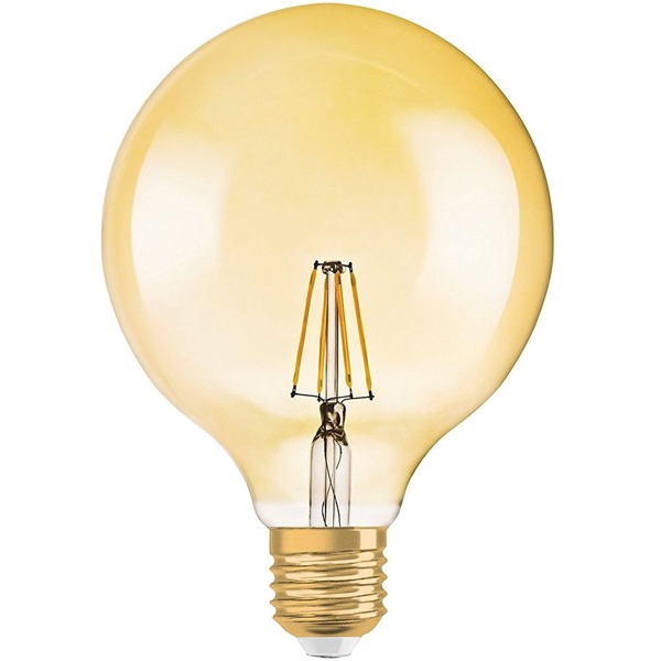 Osram Vintage átlátszó üveg búra/2,8W/225lm/2500K/E27 LED gömb izzó