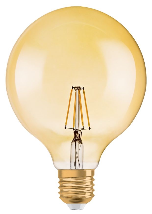 Osram Vintage átlátszó üveg búra/7W/725lm/2500K/E27 dimmelhető LED gömb izzó