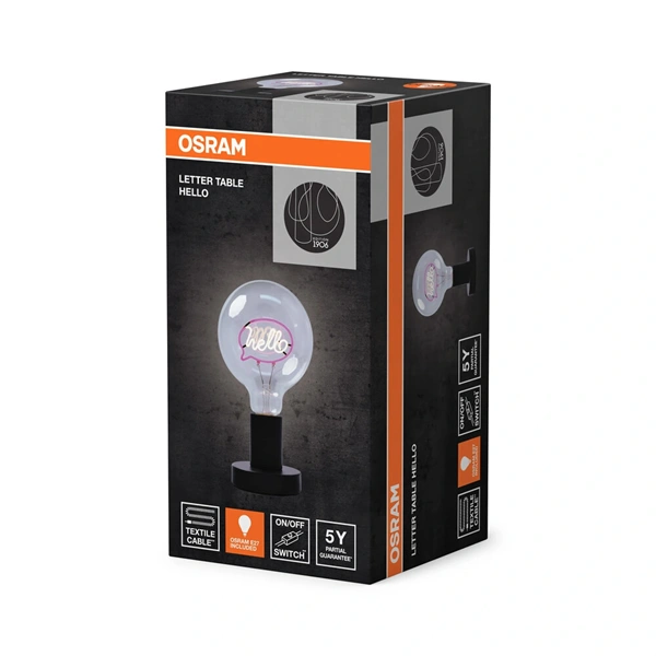 Osram "hello" dekor letter led lámpa