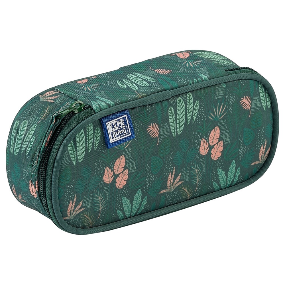 Oxford Kids 1 klapnis zöld ovál tolltartó