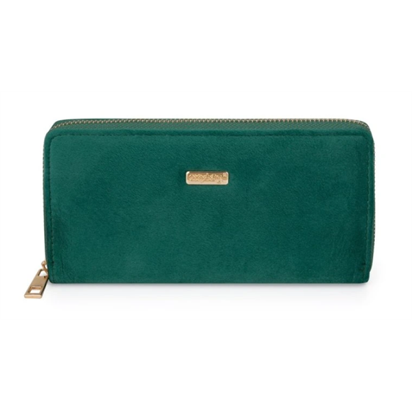 Oxybag Green Velvet Mony L női pénztárca