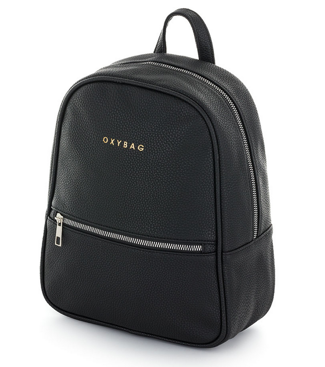 Oxybag Leather Black Dixy női hátizsák