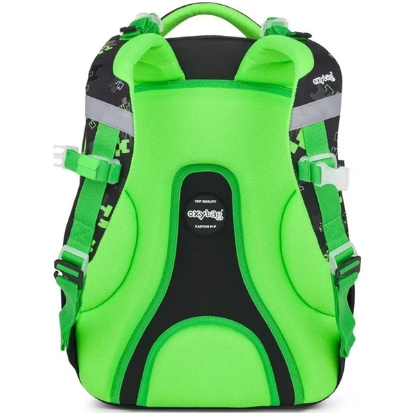 Oxybag Next Green Cube hátizsák