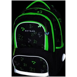 Oxybag Next Green Cube hátizsák