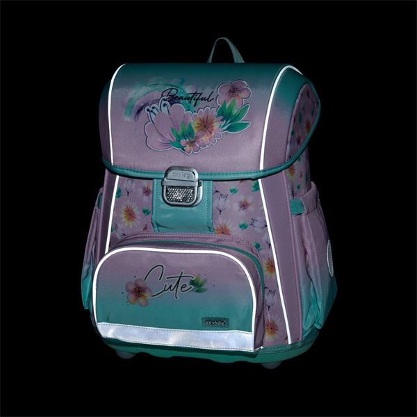 Oxybag Premium Cool Flowers iskolatáska