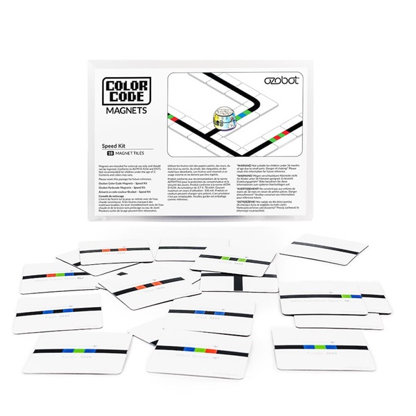 Ozobot 18 csempe színkód mágnes sebesség készlet