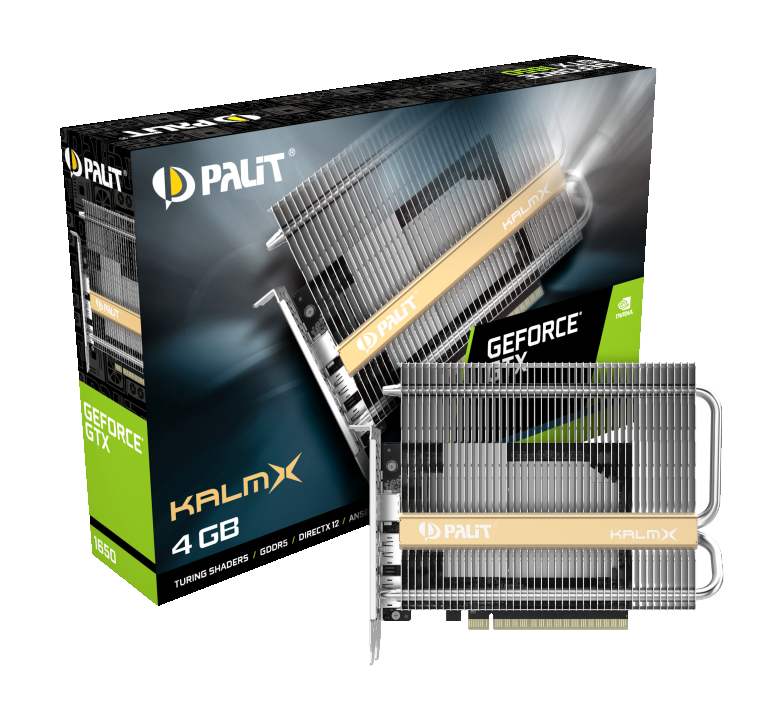 PALIT GeForce GTX1650 KalmX nVidia 4GB GDDR5 128bit PCIe videokártya