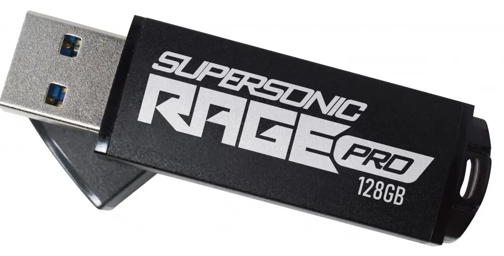 PATRIOT 128GB USB3.2 Supersonic Rage Pro fekete (PEF128GRGPB32U) Flash Drive