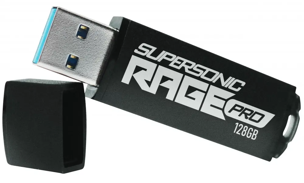 PATRIOT 128GB USB3.2 Supersonic Rage Pro fekete (PEF128GRGPB32U) Flash Drive