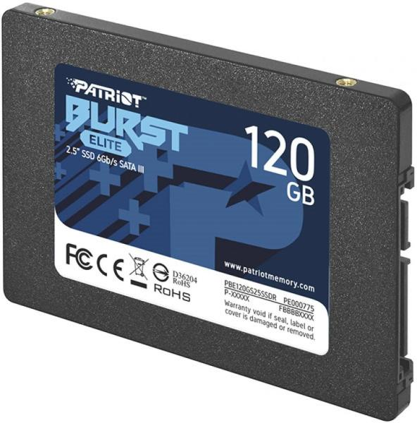 PATRIOT BURST ELITE 120GB SATA3 2,5" (PBE120GS25SSDR) SSD