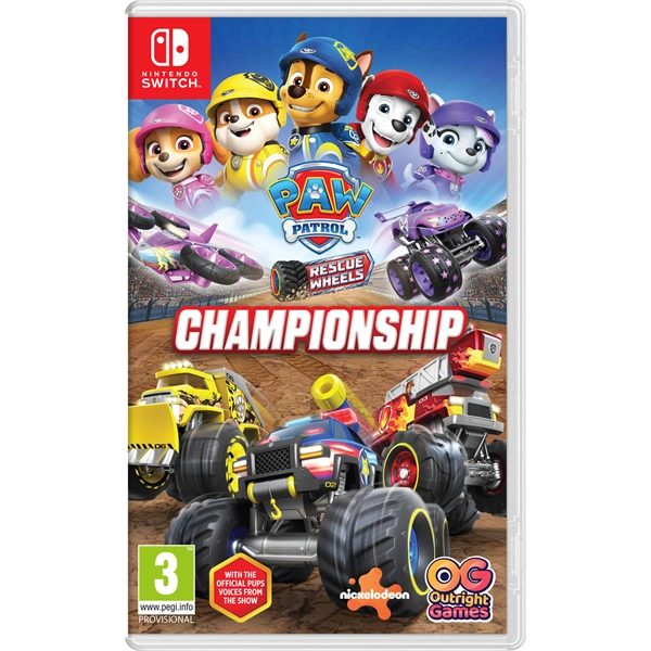 PAW Patrol Rescue Wheels: Championship Nintendo Switch játékszoftver