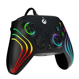 PDP 049-024 Afterglow Wave Xbox Series X|S/Xbox One/PC 3,5 mm audio Lighting vezetékes kontroller (Újracsomagolt)