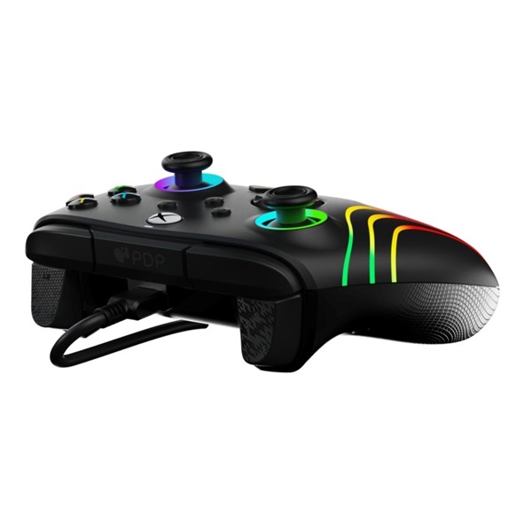 PDP 049-024 Afterglow Wave Xbox Series X|S/Xbox One/PC 3,5 mm audio Lighting vezetékes kontroller (Újracsomagolt)