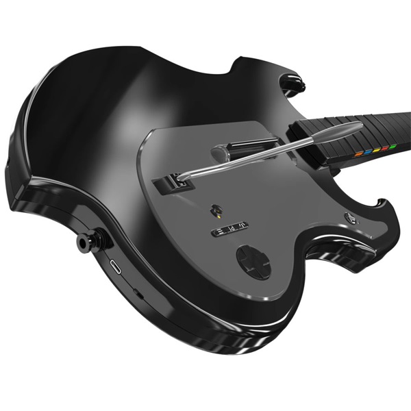 PDP 052-024-BK Riffmaster PS5/PS4 fekete vezeték nélküli gitár vezérlő