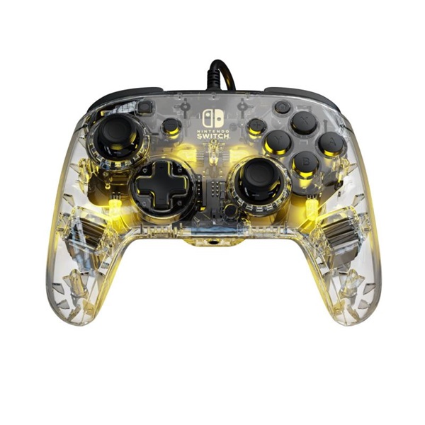 PDP 500-132-EU (D) Afterglow Wired Deluxe+ Audio Nintendo Switch áttetsző kontroller