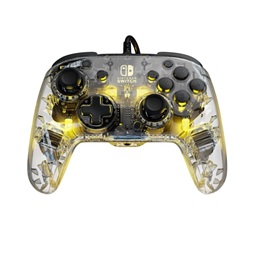 PDP 500-132-EU (D) Afterglow Wired Deluxe+ Audio Nintendo Switch áttetsző kontroller