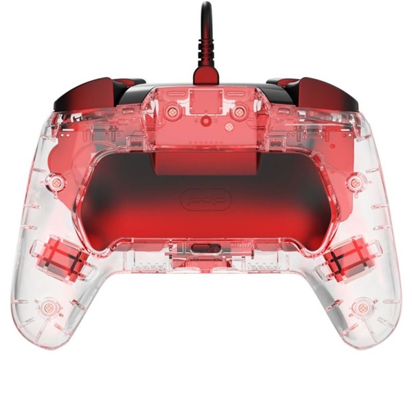 PDP 500-132-EU (D) Afterglow Wired Deluxe+ Audio Nintendo Switch áttetsző kontroller