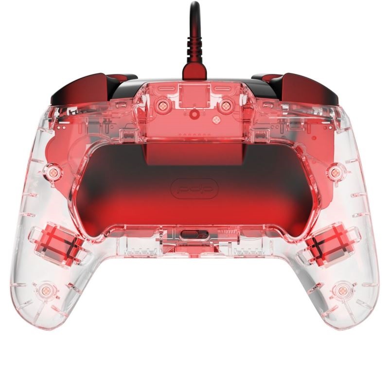 PDP 500-132-EU (D) Afterglow Wired Deluxe+ Audio Nintendo Switch áttetsző kontroller