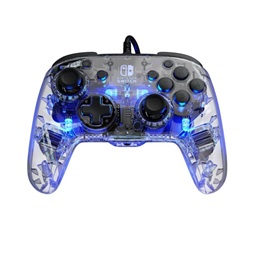 PDP 500-132-EU (D) Afterglow Wired Deluxe+ Audio Nintendo Switch áttetsző kontroller
