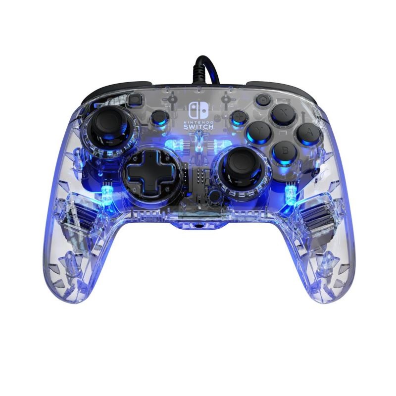 PDP 500-132-EU (D) Afterglow Wired Deluxe+ Audio Nintendo Switch áttetsző kontroller