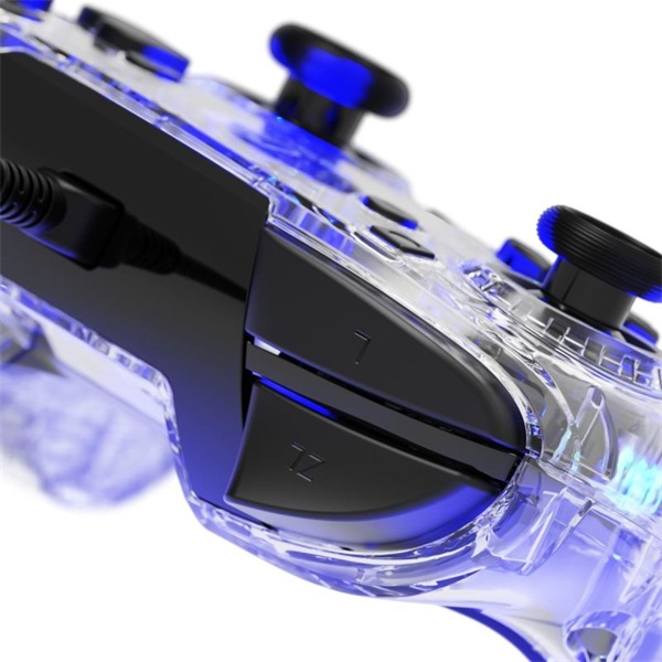 PDP 500-132-EU (D) Afterglow Wired Deluxe+ Audio Nintendo Switch áttetsző kontroller