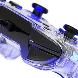 PDP 500-132-EU (D) Afterglow Wired Deluxe+ Audio Nintendo Switch áttetsző kontroller