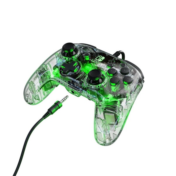PDP 500-132-EU (D) Afterglow Wired Deluxe+ Audio Nintendo Switch áttetsző kontroller