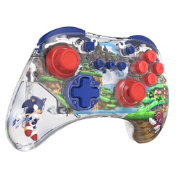 PDP 500-234-SON REALMz Nintendo Switch/Switch 2 vezeték nélküli LED Sonic: Green Hill Zone kontroller