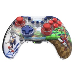 PDP 500-234-SON REALMz Nintendo Switch/Switch 2 vezeték nélküli LED Sonic: Green Hill Zone kontroller