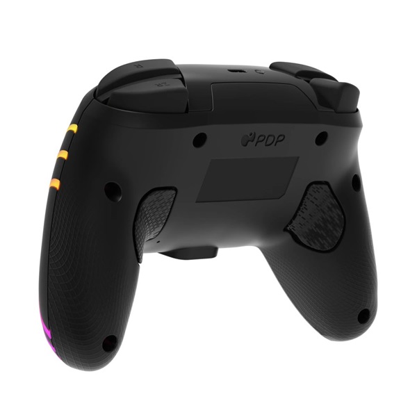 PDP 500-252-BK Afterglow Wave Nintendo Switch/Lite/OLED/Switch 2 RGB LED Lighting fekete vezeték nélküli kontroller