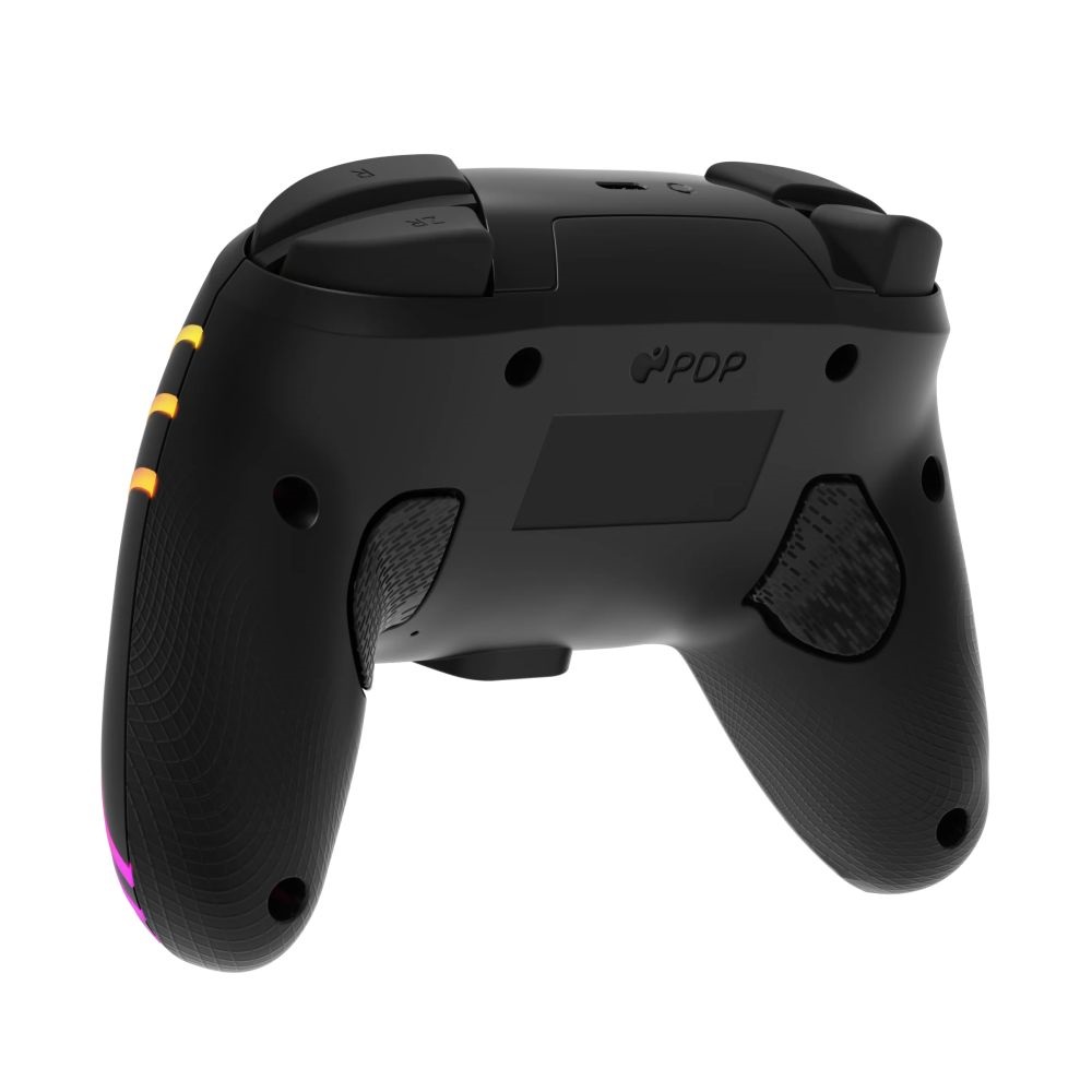PDP 500-252-BK Afterglow Wave Nintendo Switch/Lite/OLED/Switch 2 RGB LED Lighting vezeték nélküli fekete kontroller