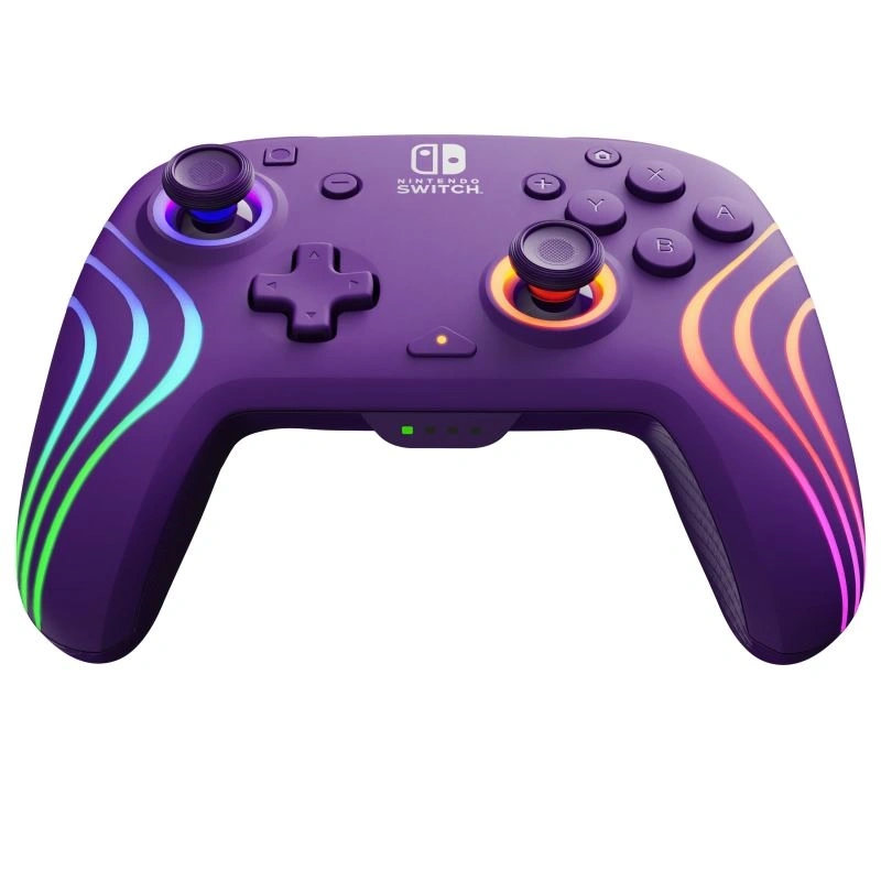 PDP 500-252-PR Afterglow Wave Nintendo Switch vezeték nélküli lila kontroller (D)