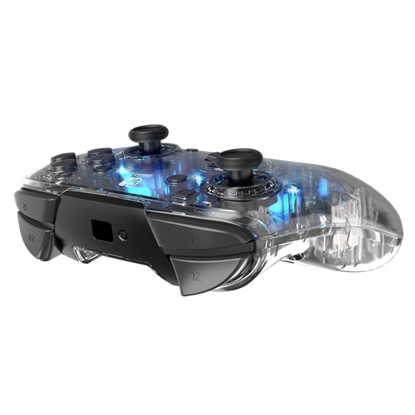 PDP 500-137-EU Afterglow Wireless Deluxe+ Audio Nintendo Switch/Switch 2 vezeték nélküli áttetsző kontroller