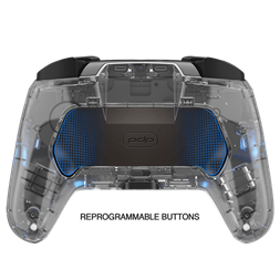 PDP 500-137-EU Afterglow Wireless Deluxe+ Audio Nintendo Switch/Switch 2 vezeték nélküli áttetsző kontroller