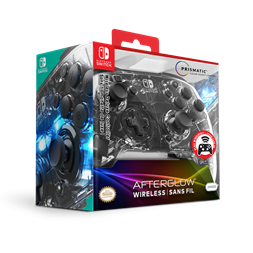 PDP 500-137-EU Afterglow Wireless Deluxe+ Audio Nintendo Switch/Switch 2 vezeték nélküli áttetsző kontroller