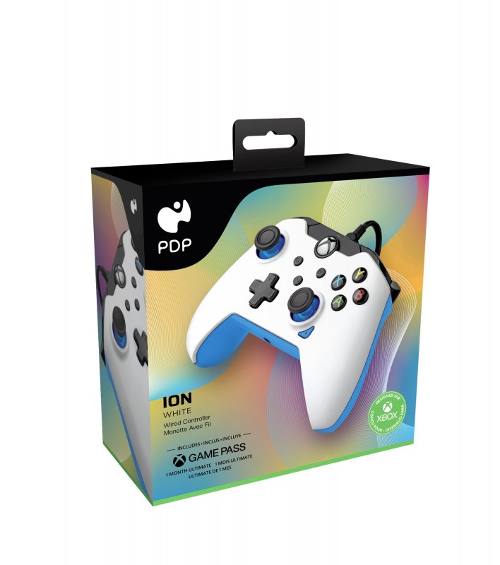 PDP 049-012-WB Ion Xbox Series X|S/Xbox One/PC 3,5 mm audio vezetékes fehér kontroller