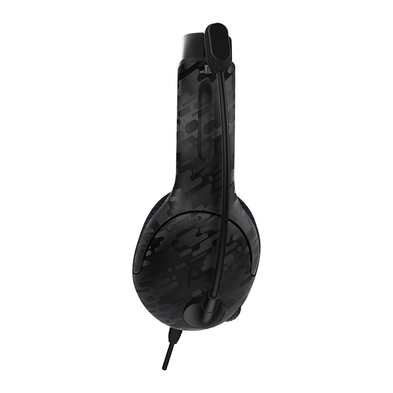PDP LVL 40 PS5, PS4, PC Vezetékes Sztereó Fekete Camo headset