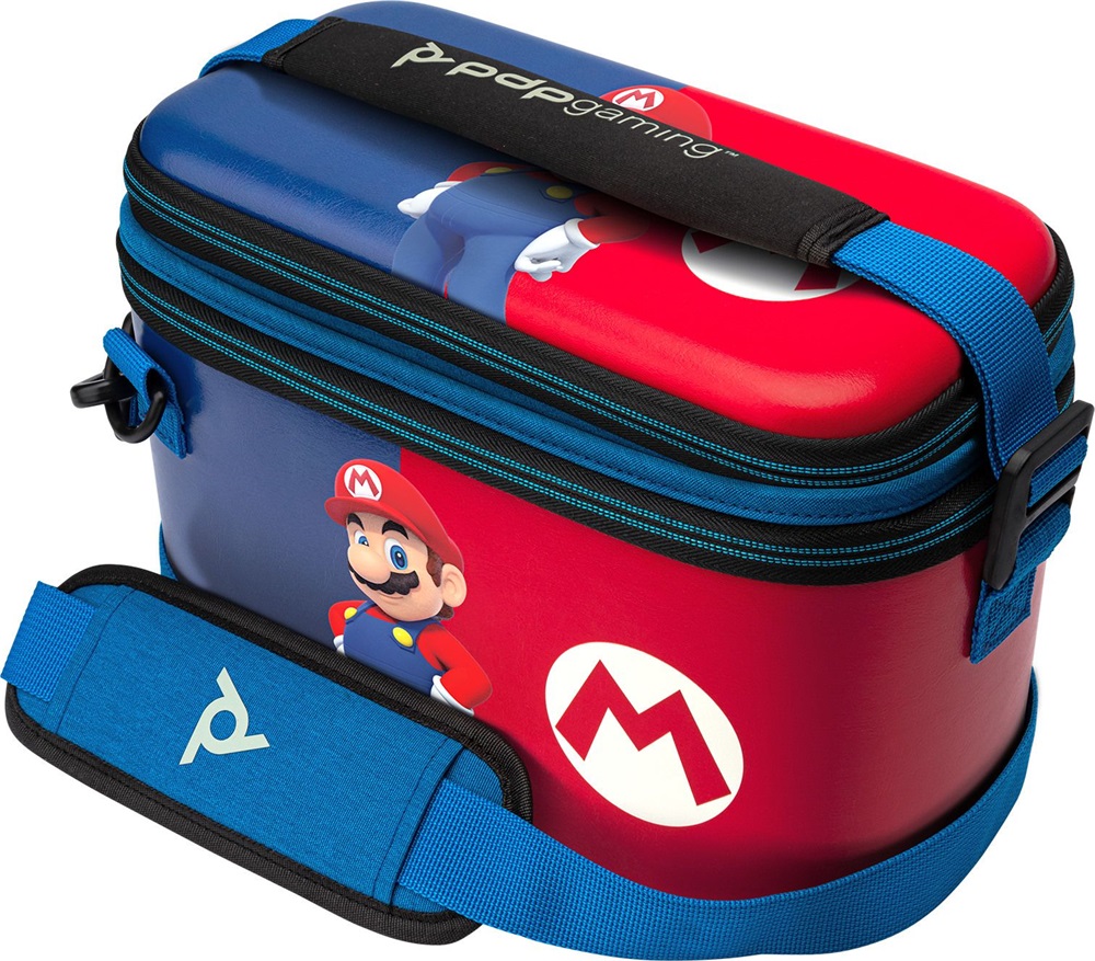PDP 500-141-EU-C1MR Pull-N-Go Case Nintendo Switch Mario Edition utazótok