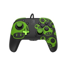 PDP Rematch 1Up Glow In The Dark Nintendo Switch/OLED/Switch 2 vezetékes kontroller