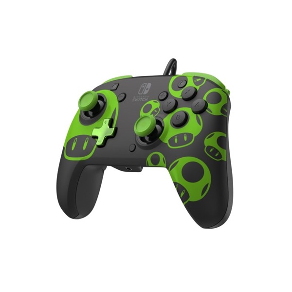PDP Rematch 1Up Glow In The Dark Nintendo Switch/OLED/Switch 2 vezetékes kontroller