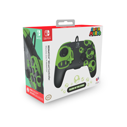 PDP Rematch 1Up Glow In The Dark Nintendo Switch/OLED/Switch 2 vezetékes kontroller