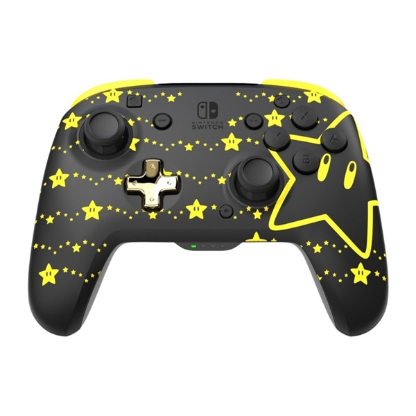 PDP 500-202-STGD Rematch Glow Nintendo Switch/OLED/Switch 2 Super Stars Glow in the Dark vezeték nélküli kontroller