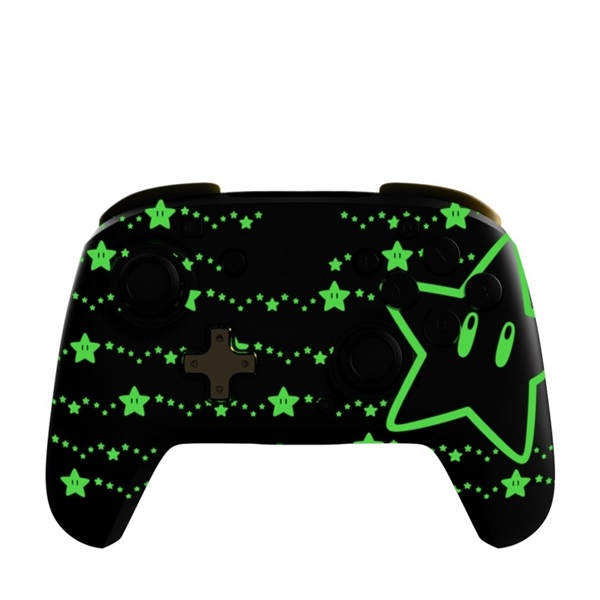 PDP 500-202-STGD Rematch Glow Nintendo Switch/OLED/Switch 2 Super Stars Glow in the Dark vezeték nélküli kontroller