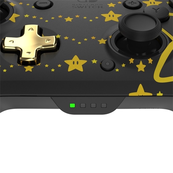 PDP 500-202-STGD Rematch Glow Nintendo Switch/OLED/Switch 2 Super Stars Glow in the Dark vezeték nélküli kontroller