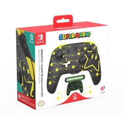 PDP 500-202-STGD Rematch Glow Nintendo Switch/OLED/Switch 2 Super Stars Glow in the Dark vezeték nélküli kontroller