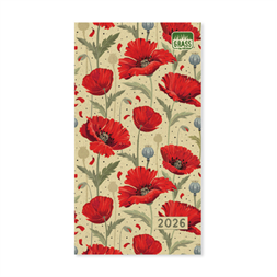 PD Grass 09 A5 heti beosztású tűzőtt mini zsebnaptár