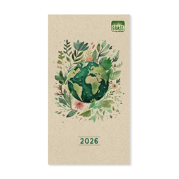 PD Grass 11 A5 heti beosztású tűzőtt mini zsebnaptár