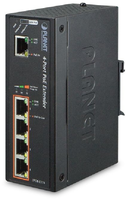 PLANET IPOE-E174 4port GbE LAN 60W PoE++ extender