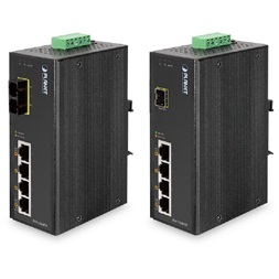 PLANET ISW-504PT DIN sínre szerelhető 5port 10/100Mbps nem menedzselhető ipari PoE switch