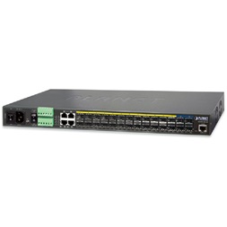 PLANET MGSW-28240F 19" 24port Gigabit SFP 4xSFP L2/L4 menedzselhető switch